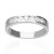 Anillo media alianza oro blanco 18Ktes con diamantes 0,40 cts 