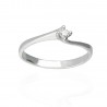 Anillo ¨Stella¨Oro Blanco 18K 0,075ct