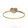 Anillo ¨Heart¨Oro amarillo 18K