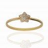 Anillo ¨Star¨Oro amarillo 18K