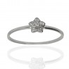 Anillo ¨Star¨Oro blanco 18K