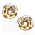Pendientes nudo Oro 18K tricolor