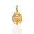 Medalla oro 18Ktes Virgen Milagrosa 18mm