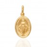 Medalla oro 18Ktes Virgen Milagrosa 22mm