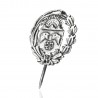 Pin Insignia Veterinaria Plata 1ªLey