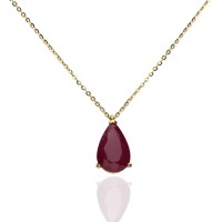 Gargantilla Oro 18K Rubí natural
