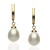 Pendientes oro 18K perla cultivada
