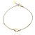 Pulsera corazón Oro 18K