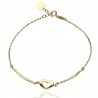 Pulsera corazón Oro 18K