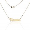 Gargantilla nombre Oro 18K