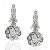 Pendientes ¨Lissbet¨ Oro blanco 18k