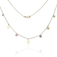 Gargantilla Star&Color Oro 18K