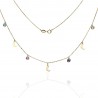 Gargantilla Moon&Color Oro 18K