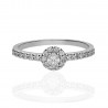 Anillo ¨Kate¨Oro Blanco y diamantes