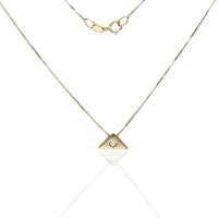 Gargantilla triangulo Oro 18k