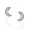 Pendientes ¨Mini Moon¨Oro y diamantes