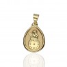 Medalla Angelito con reloj Oro 18K