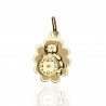 Medalla Osito con reloj Oro 18K