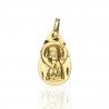 Medalla oro 18K Virgen Niña