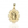 Medalla oro 18K Virgen Niña