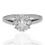 Sortija orla Oro blanco 18K