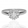 Sortija orla Oro blanco 18K
