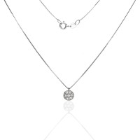 Gargantilla ¨Circle¨ Oro blanco 18k