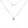 Gargantilla ¨Circle¨ Oro blanco 18k