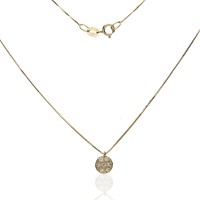 Gargantilla ¨Circle¨ Oro amarillo 18k