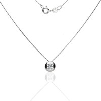 Gargantilla ¨Light¨ Oro blanco 18k