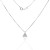Gargantilla ¨Triangle¨ Oro blanco 18k