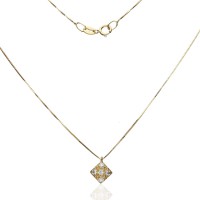 Gargantilla ¨Square¨ Oro amarillo 18k
