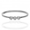 Anillo ¨Mia¨ Oro blanco 18K
