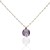 Gargantilla Oro 18K amatista natural