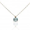 Gargantilla Oro 18K topacio natural