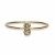 Anillo chatones Oro amarillo 18K