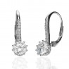 Pendientes plata con circonitas