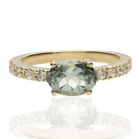 Anillo ¨Samoi Green¨ Oro 18K