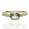 Anillo ¨Samoi Green¨ Oro 18K