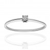 Solitario ¨Carlotta¨Oro 18K y diamante