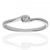 Solitario ¨Stelle¨ Oro 18K y diamante