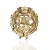 Pin Insignia Telecomunicaciones Oro 18Ktes