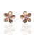 Pendientes ¨Flower¨oro rosa