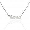Gargantilla plata Mamá
