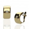 Pendiente envolvente Oro 18K