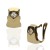 Pendiente trapecio Oro 18K