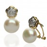 Pendientes Gardenia Oro 18K