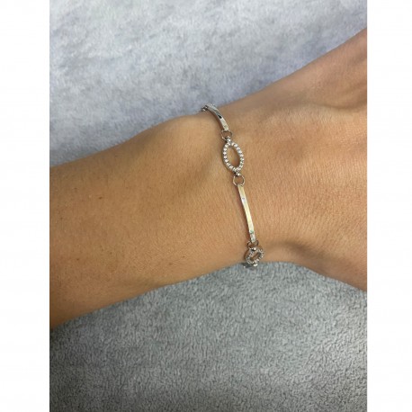 Pulsera ¨Larisa¨ Plata 1ªLey