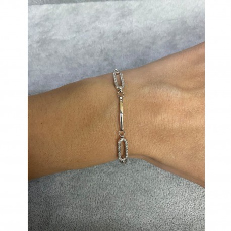Pulsera ¨Olimpia¨ Plata 1ªLey