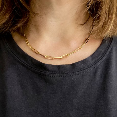 Gargantilla ¨Locker¨Oro 18K